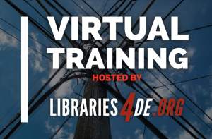 virtual training hosted by libraries4de.org